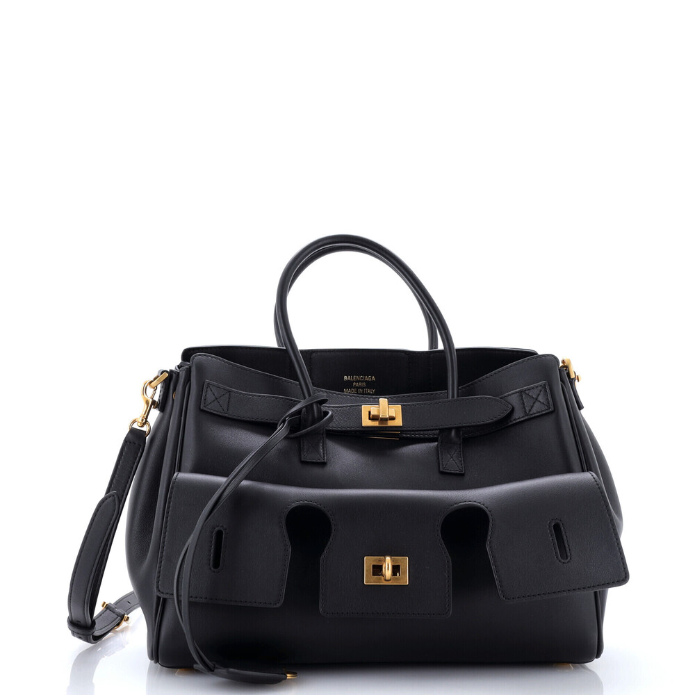 Balenciaga Small Bel Air Carry All Bag Leather
